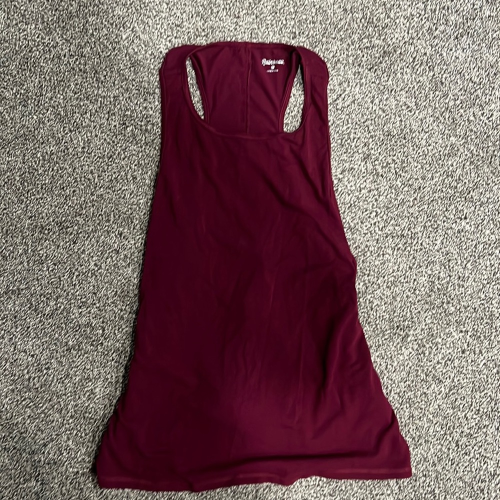 Rainbeau Tank - Maroon